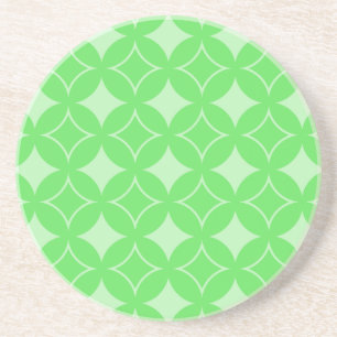 Lime-Green-Shippo-Muster Untersetzer