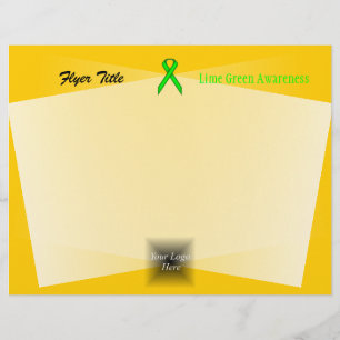 Lime Green Standard Ribbon von Kenneth Yoncich Flyer
