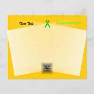Lime Green Standard Ribbon von Kenneth Yoncich Flyer