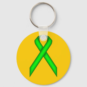 Lime Green Standard Ribbon von Kenneth Yoncich Schlüsselanhänger