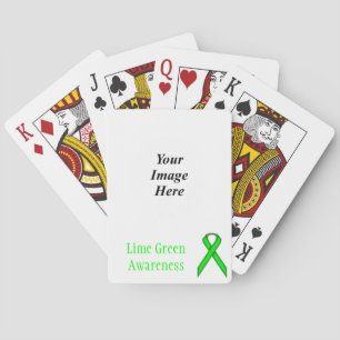 Lime Green Standard Ribbon von Kenneth Yoncich Spielkarten