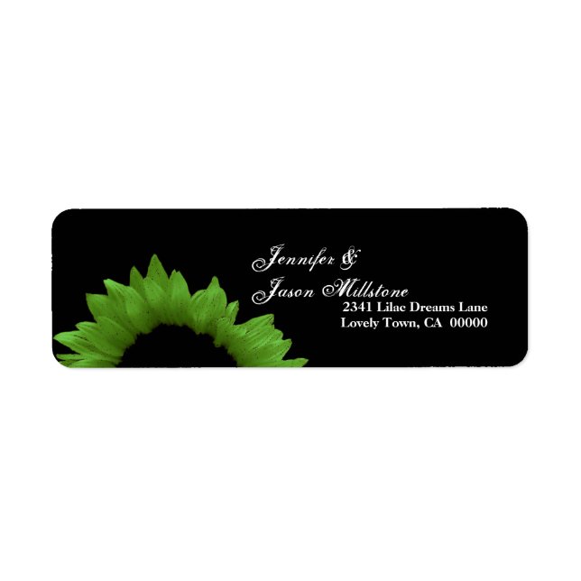 Lime Green Sunflower Wedding (Vorne)