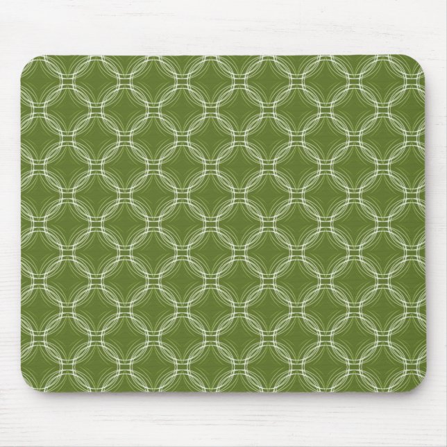 Lime Green Uptown Elegance Mousepad (Vorne)