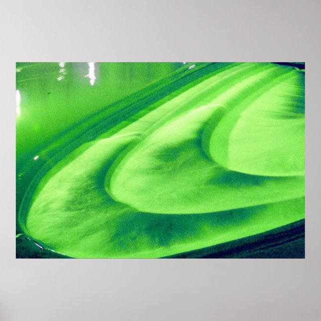 Lime Green Weir at Bath, Vereinigtes Königreich Poster (Vorne)