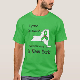 Lime-Krankheit-Bewusstsein in New York Shirt