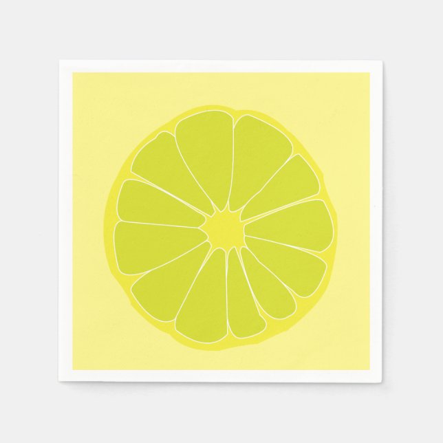 Lime Party Serviette (Vorderseite)