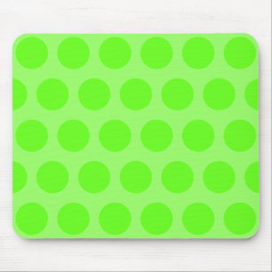 Lime Punkte Mousepad
