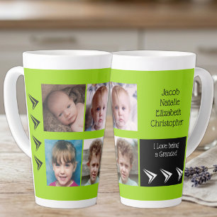 Lime schwarze Liebe, ein Opa mit Fotos zu sein Milchtasse
