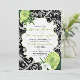 Lime Tile Bridal Shower Einladung
