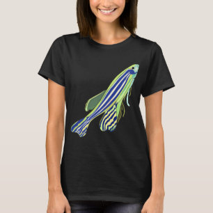 Lime Zebrafisch Zebra Fisch T-Shirt