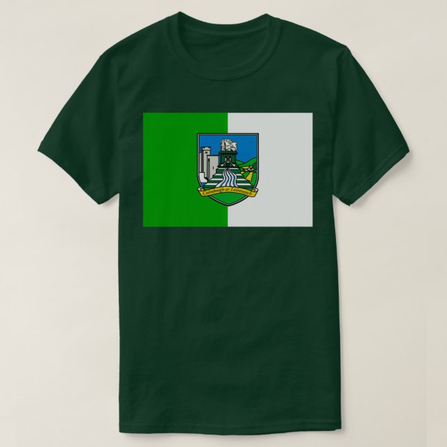 Limerick GAA Wappen- und Landkreis-Farben T-Shirt (Design vorne)