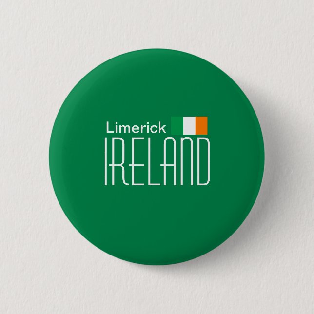 Limerick, Irland Button (Vorderseite)