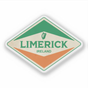 Limerick Irland Vintag Aufkleber