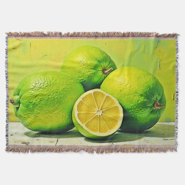 Limes helles Summer Pop Design Decke (Vorderseite)