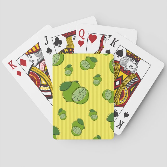Limes Illustration Spielkarten (Rückseite)