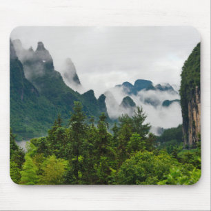 Limestone Hills   Yangshuo, Guangxi, China Mousepad