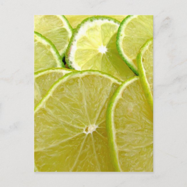 Limette Postkarte (Vorderseite)