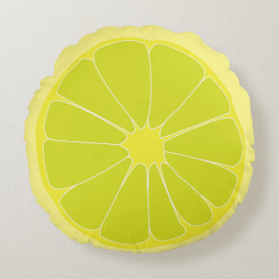 Limette Rundes Kissen