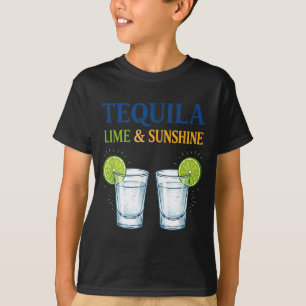 Limette und Sonnenschein lustiger Sommer Trinkurla T-Shirt