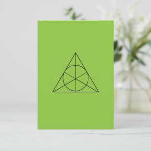 Limetten-Grün Abstraktes Wallpaper Minimalistisc Begleitkarte