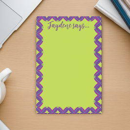 Limetten-grün Retro Post-it Klebezettel