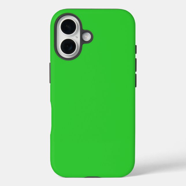 Limetten-Grün Robust Case-Mate iPhone Hülle (Rückseite)