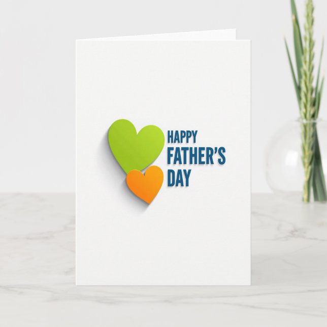 Limetten Vatertag Shape Card Karte (Vorderseite)