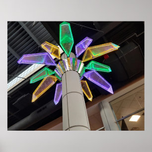 Liminaler Raum Neon Dream Palms Ken Gage Foto Poster