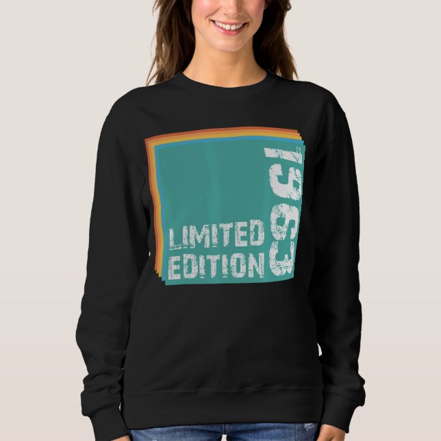 Limit Edition 1963 Geburtstag Sweatshirt (Vorderseite)