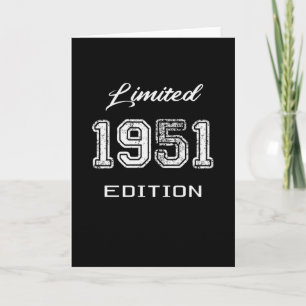Limited 1951 Edition - Phantastisches Geburtstagsg Karte