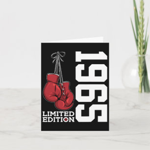 Limited Edition 1965 Boxer 60th Birthday Boxing Karte