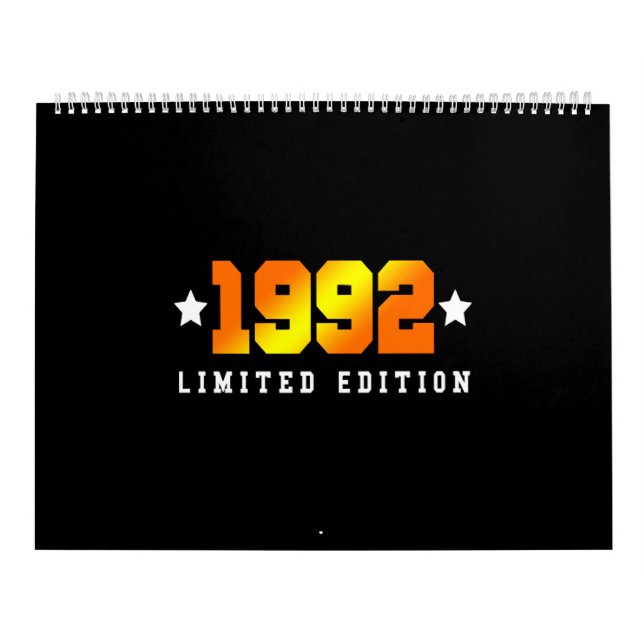 Limited Edition 1992 Kalender (Titelbild)