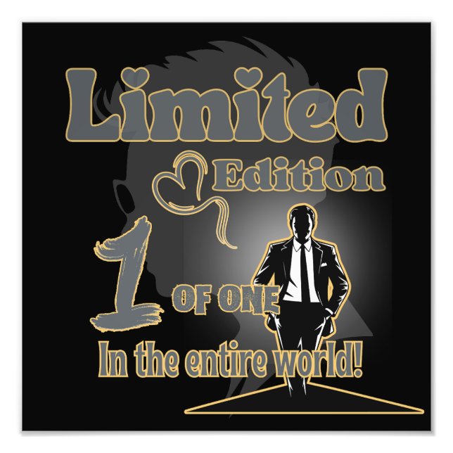 Limited Edition 1 of 1 – Motivational Wall  Fotodruck (Vorne)