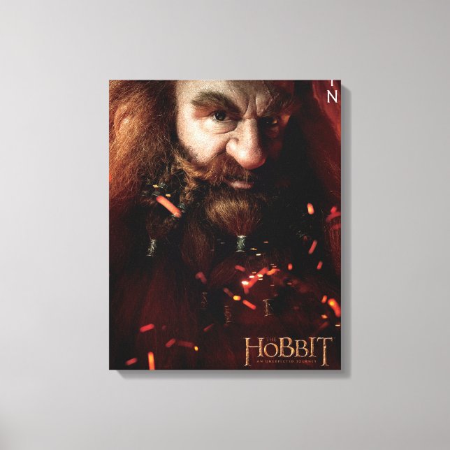 Limited Edition Artwork: Gloin Leinwanddruck (Vorderseite)