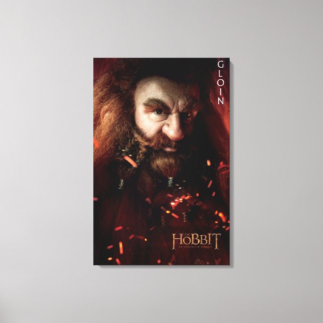 Limited Edition Artwork: Gloin Leinwanddruck (Vorderseite)