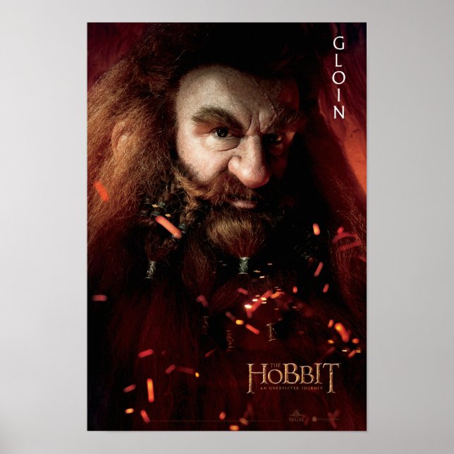 Limited Edition Artwork: Gloin Poster (Vorne)