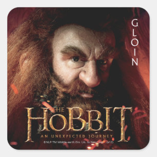 Limited Edition Artwork: Gloin Quadratischer Aufkleber