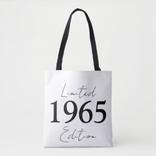 Limited Edition Birthday 1965 Cotton Leinwand Tasc