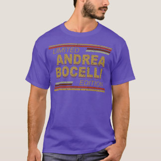 Limited Edition Bocelli Name Personalisiert Geburt T-Shirt