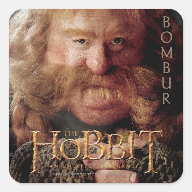 Limited Edition: Bombur Quadratischer Aufkleber (Vorderseite)