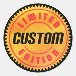 Limited Edition: Custom Round Stickers