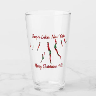 Limited Edition Finger Lakes Christmas Glass Glas