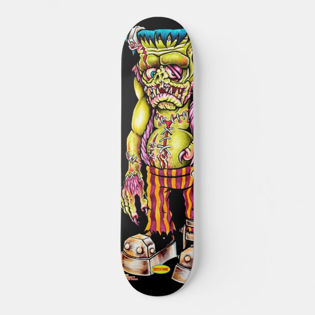Limited Edition Franken Fink Skate Deck Skateboard (Vorderseite)