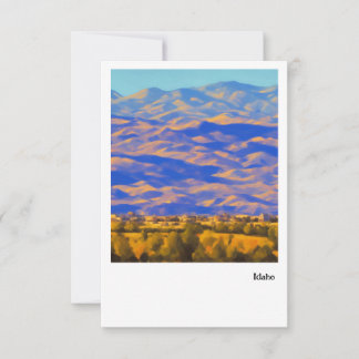 Limited Edition Idaho Notecard Dankeskarte