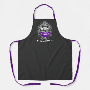 Limited Edition Jahr Geboren Personalisiert Geburt Schürze