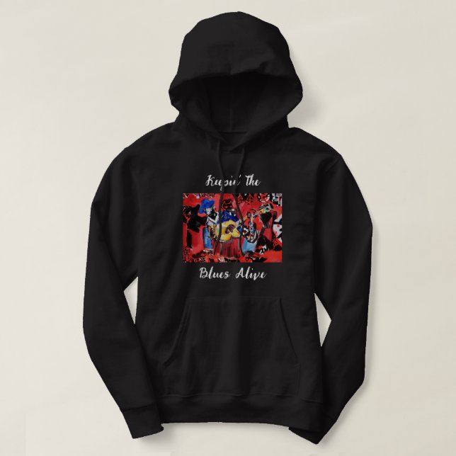 Limited Edition 'Keepin' The Blues Alive' Hoodie (Design vorne)