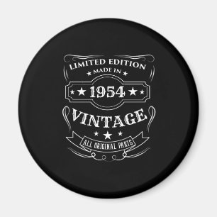 Limited Edition Made in 1954 Vintages Geburtstagsg Magnet