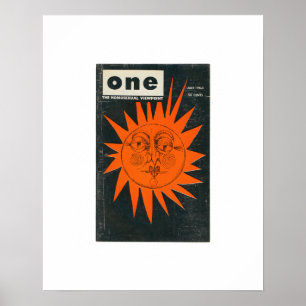 Limited Edition ONE Magazine, Juli 1963 Print Poster