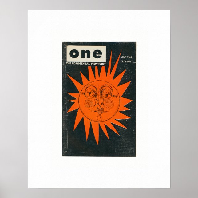Limited Edition ONE Magazine, Juli 1963 Print Poster (Vorne)