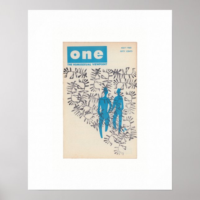 Limited Edition ONE Magazine, Mai 1960 Print Poster (Vorne)